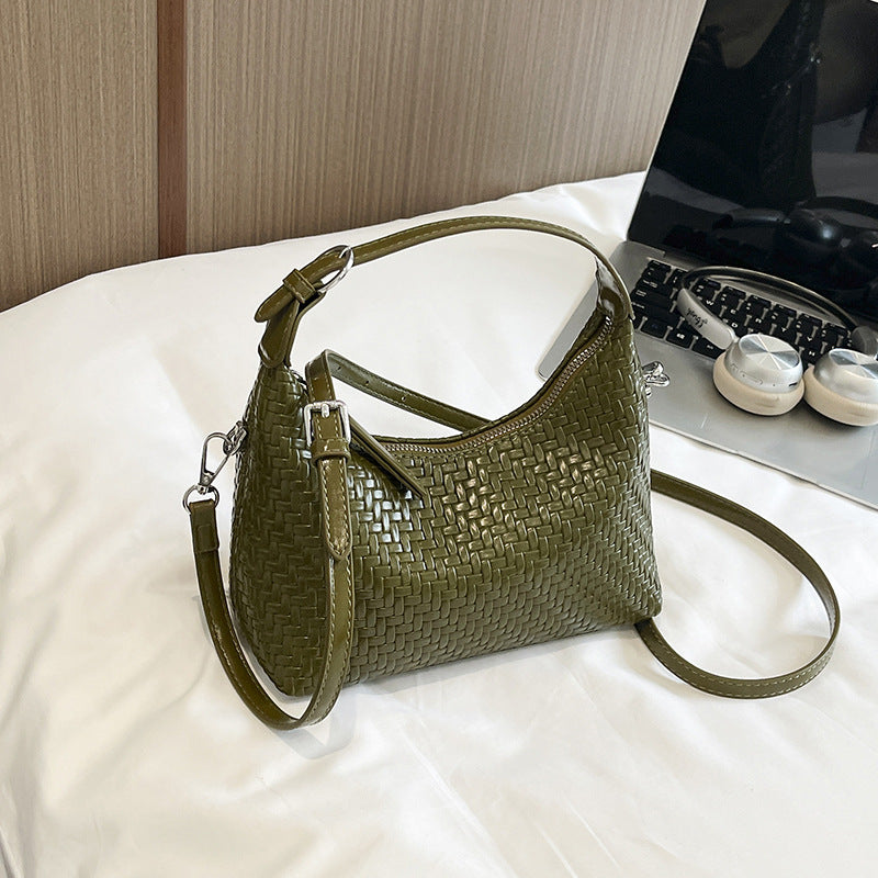 Simple Solid Color Shoulder Bag