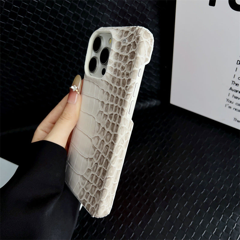 Gradient Crocodile Pattern iPhone Case