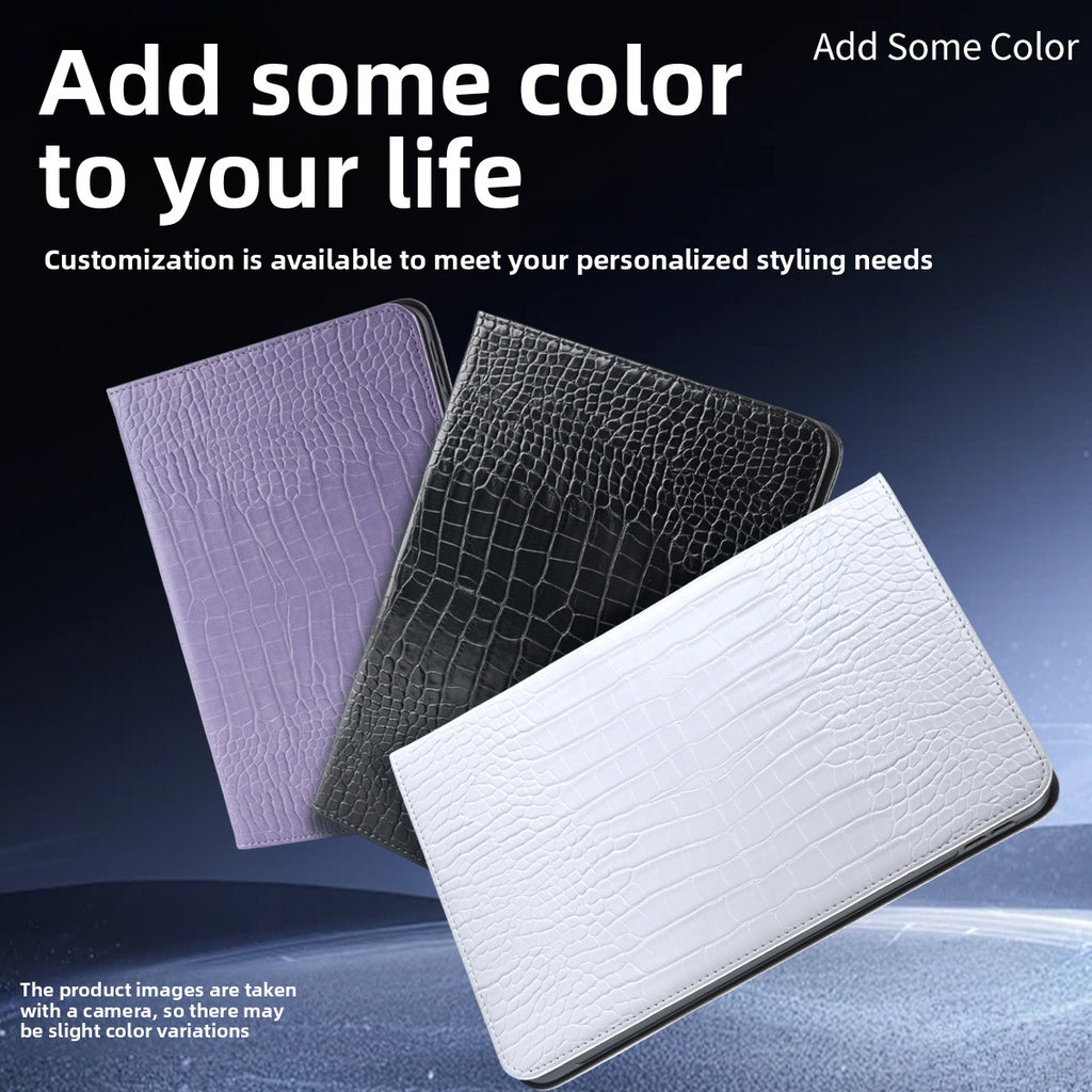 Crocodile Pattern Protective Cover with Pen Slot