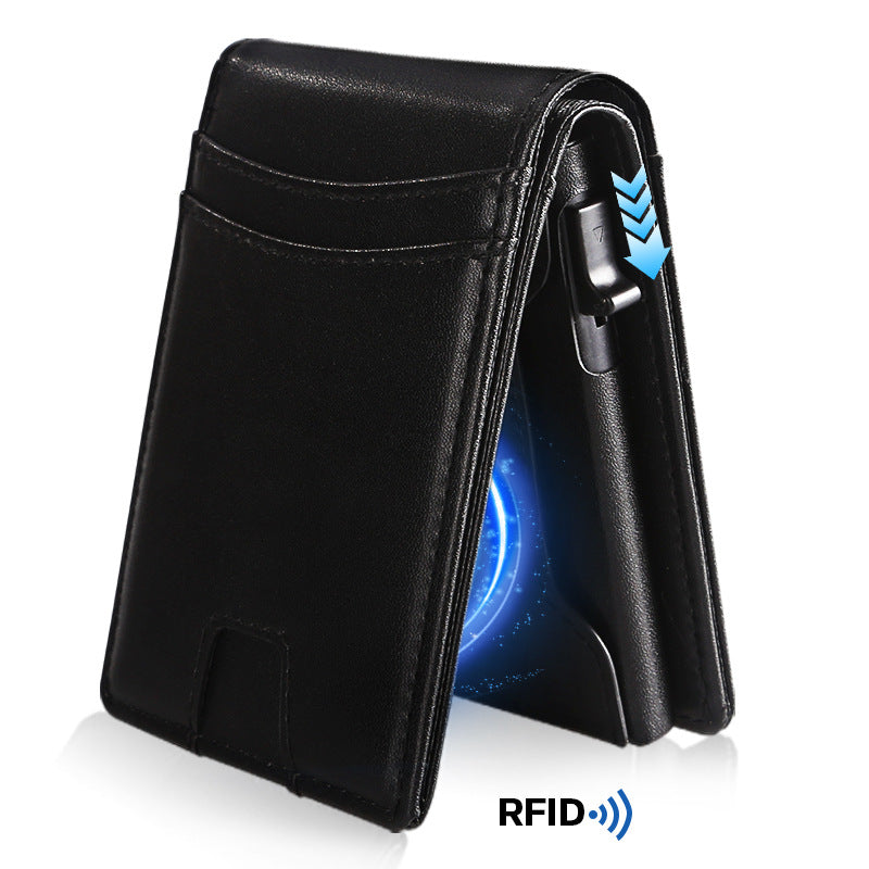 Metal Anti-Theft Credit Card Holder Automatic Wallet