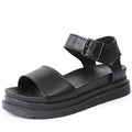 Womens Flat Roman Sandals Thick Hollow Out Sandals