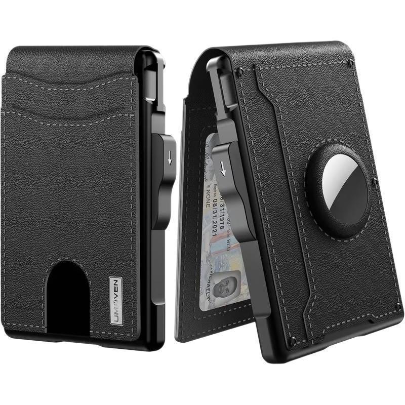 Large-capacity carbon fiber anti-theft cardholder men's wallet