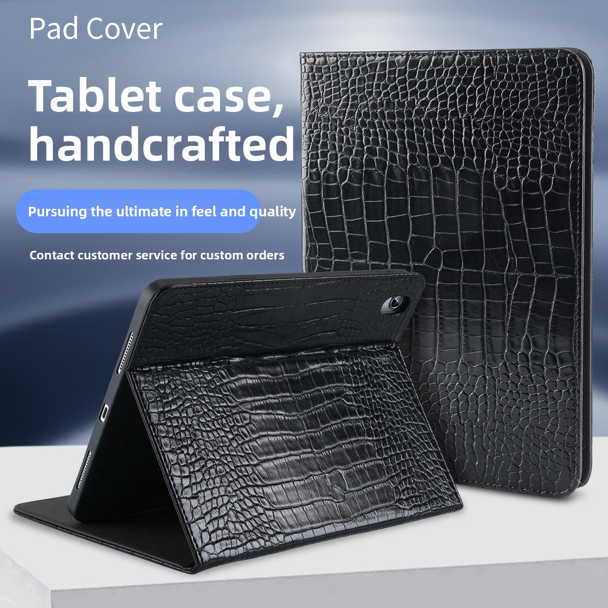 Crocodile Pattern Protective Cover with Pen Slot