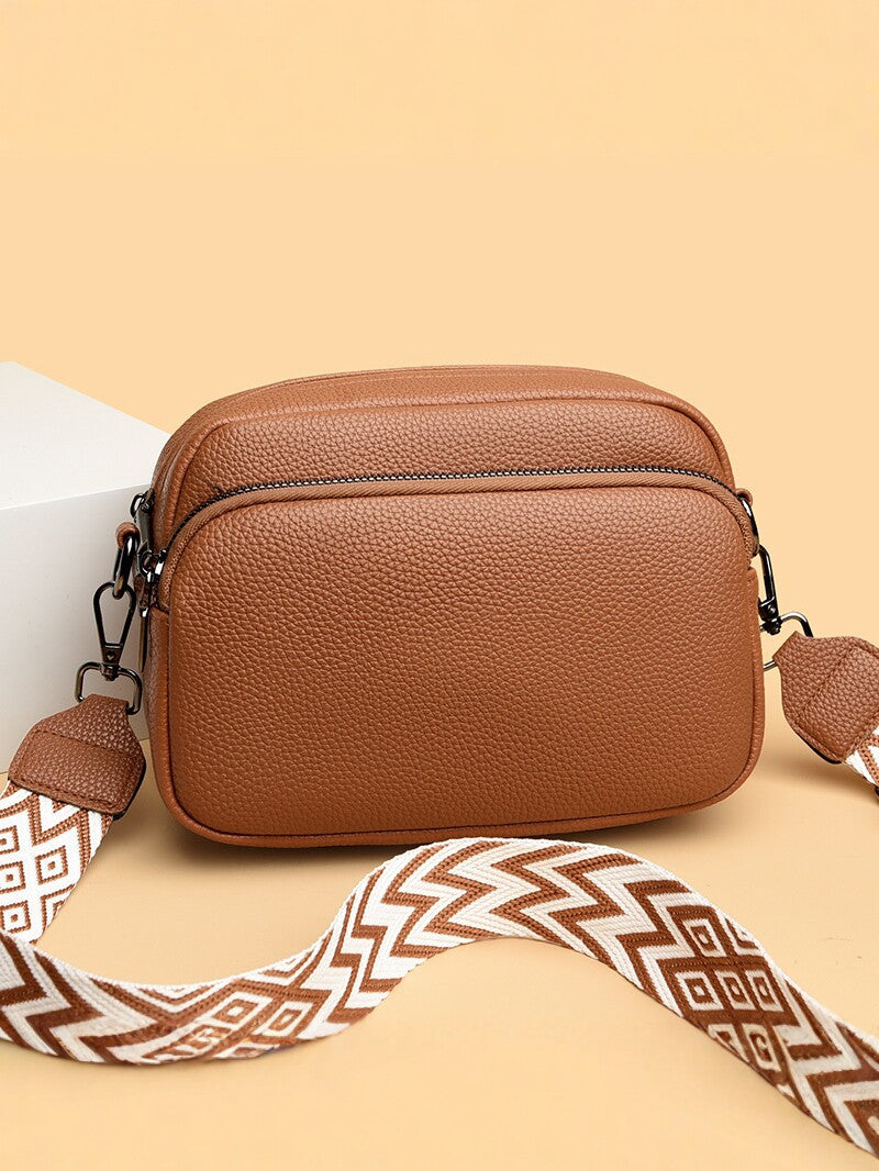 Women's Retro Crossbody Bag Small PU Leather Shoulder Purse
