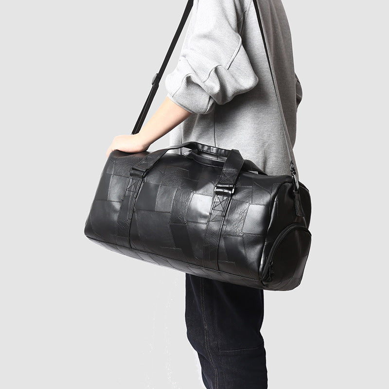 Men's Luggage Bag with Shoe Sole Travel Bag Large Capacity