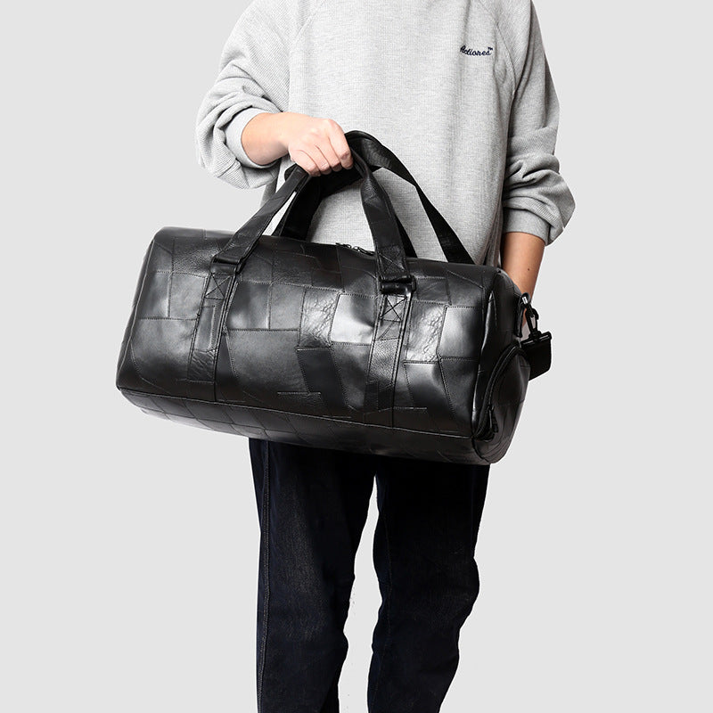 Men's Luggage Bag with Shoe Sole Travel Bag Large Capacity