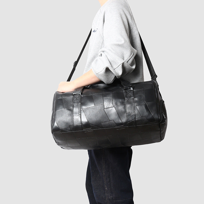 Men's Luggage Bag with Shoe Sole Travel Bag Large Capacity
