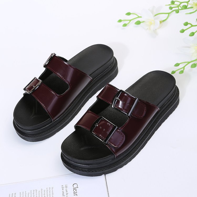 Womens Flat Roman Sandals Thick Hollow Out Sandals