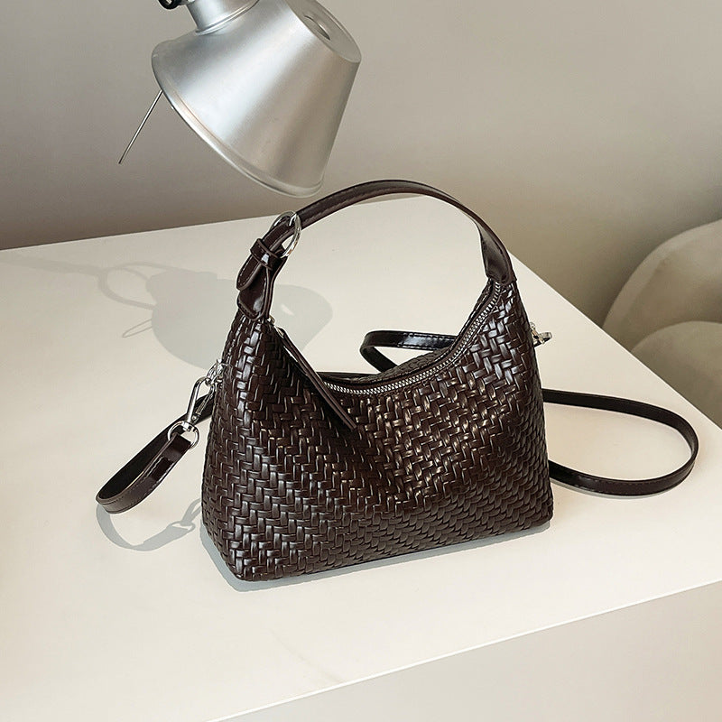 Simple Solid Color Shoulder Bag