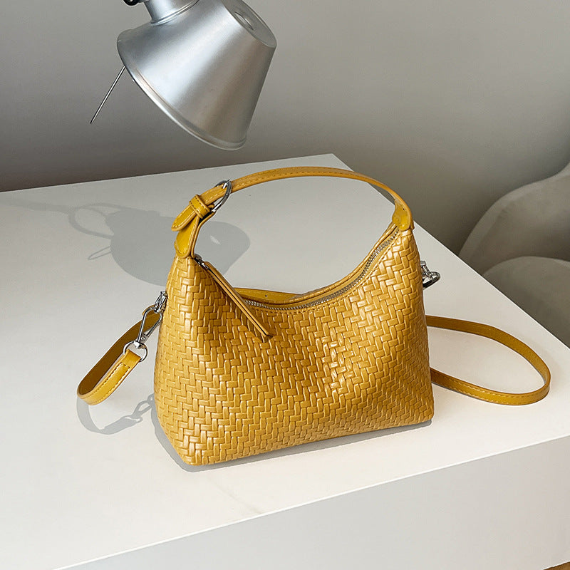 Simple Solid Color Shoulder Bag