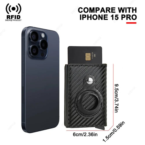 Men Wallet for Airtag Card Holder