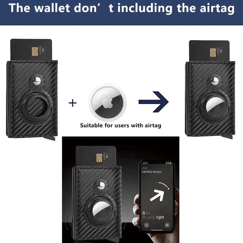 Men Wallet for Airtag Card Holder