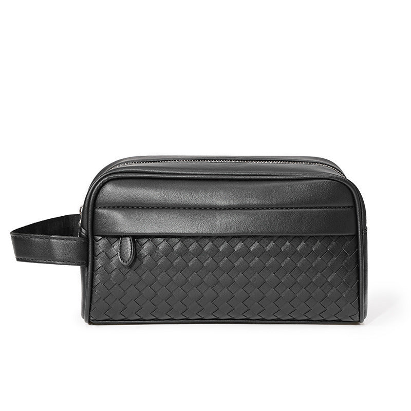 Woven Patchwork Clutch Bag for Men