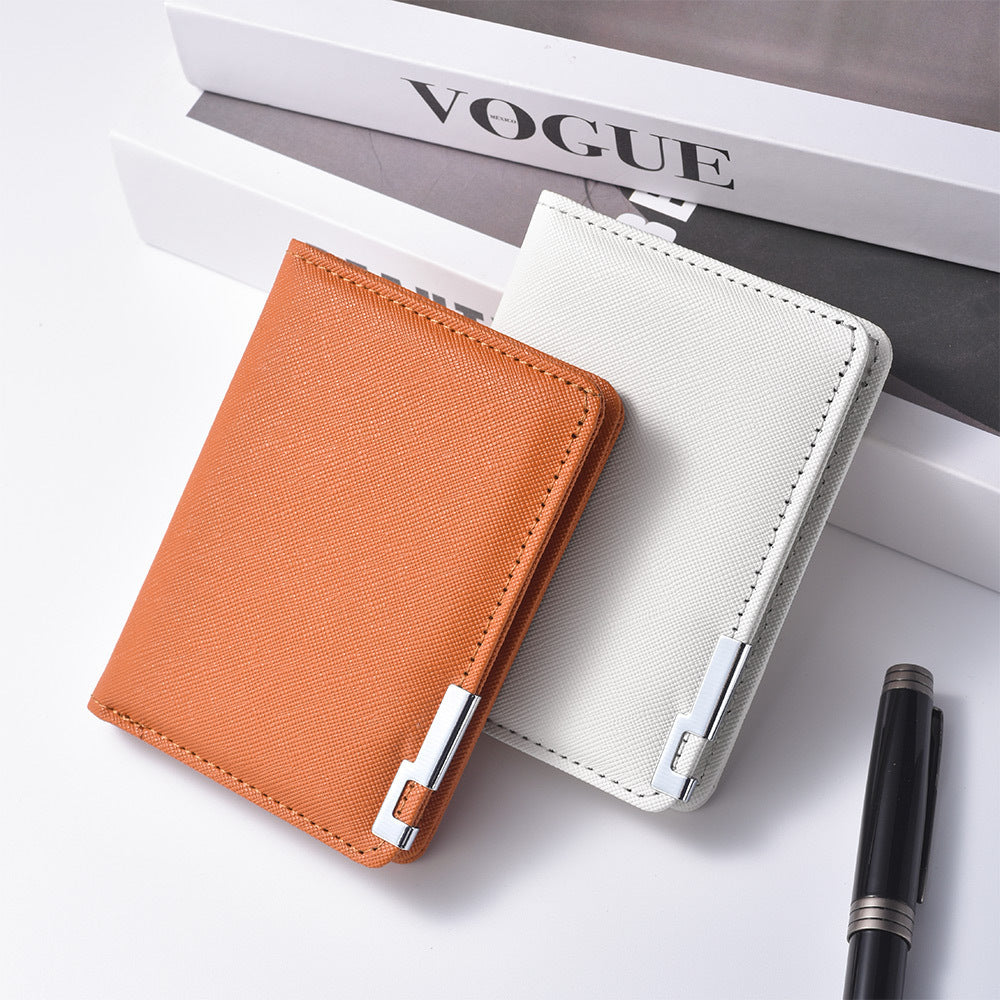 Ultra-Thin Metal Edge Mens Wallet