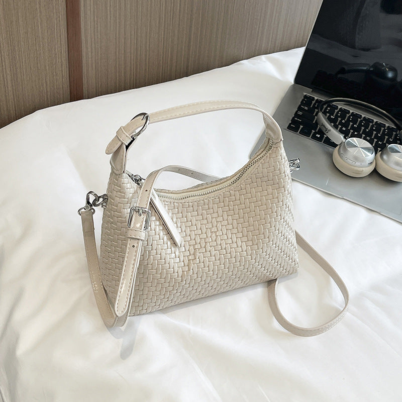 Simple Solid Color Shoulder Bag