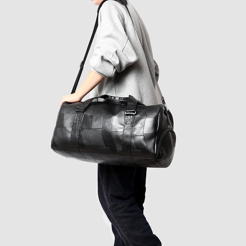 Men's Luggage Bag with Shoe Sole Travel Bag Large Capacity