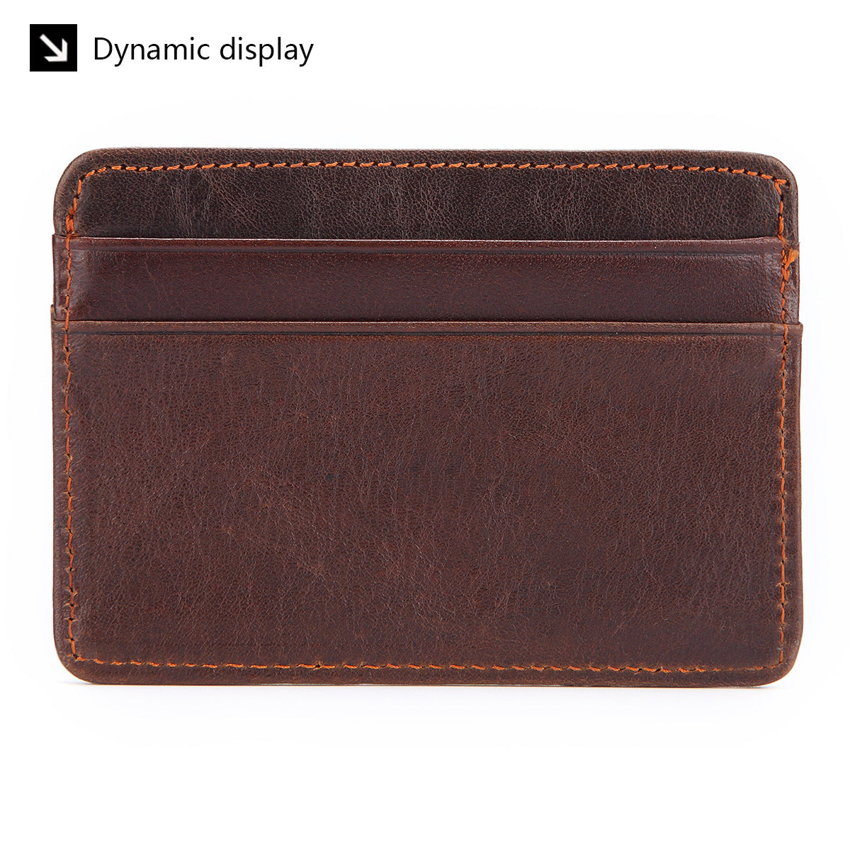 Mens Genuine Leather Wallet Retro Cowhide Card Holder